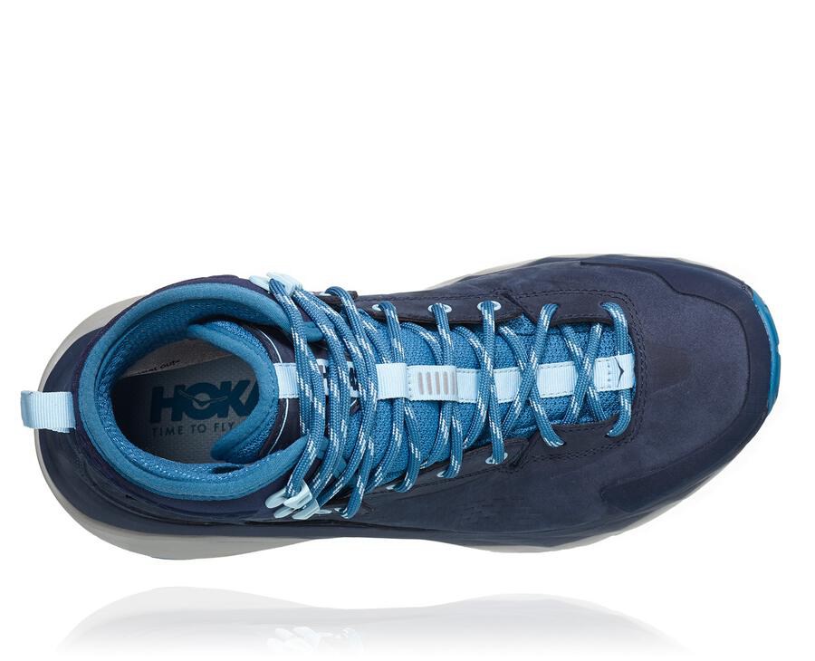 Hoka One One Womens Hiking Boots - Kaha GORE-TEX - Navy - XFKO41362